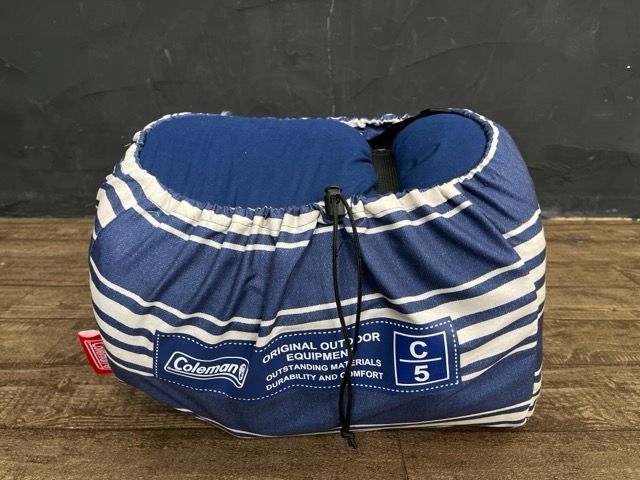 Coleman ストライプ アウトドア寝具 Coleman コールマン アウトドアラグ 厚手 大きい おしゃれ
