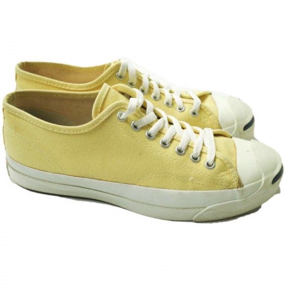 CONVERSE コンバース アメリカ製 90s JACK PURCELL OX MADE IN USA ジャックパーセル オックス 14373  US8.5(27cm) BANANA イエロー キャンバス ヴィンテージ スニーカー シューズ g15470