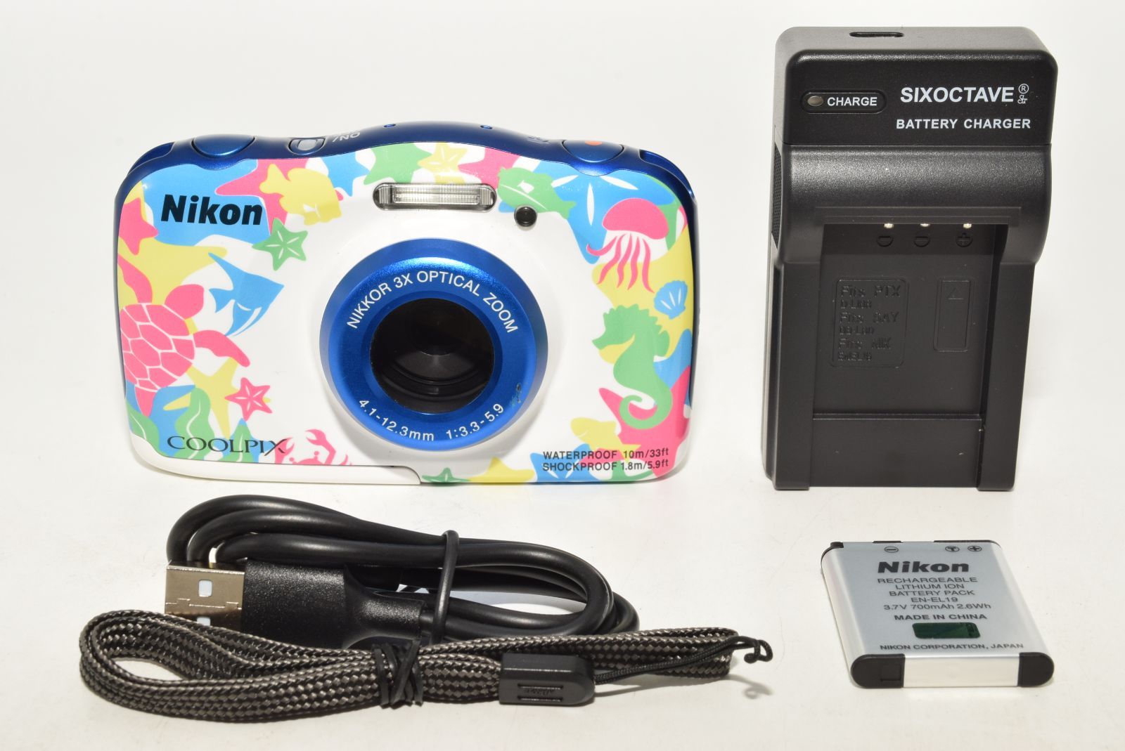 レアカラー】 Nikon デジタルカメラ COOLPIX W100 オファー W100MR