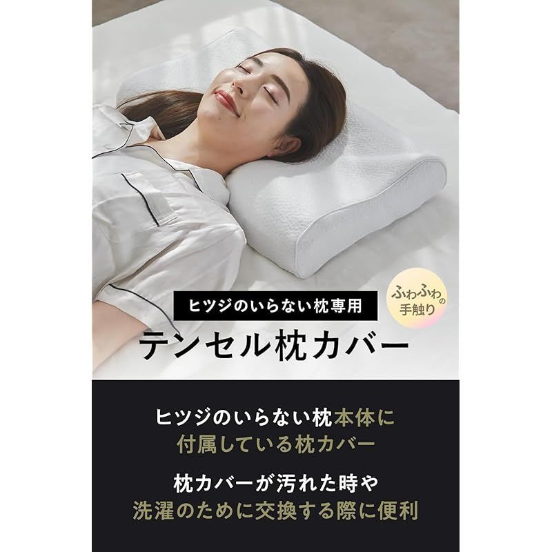 太陽｜Taiyo ヒツジのいらない枕-至極-【テンセル枕カバー付き】