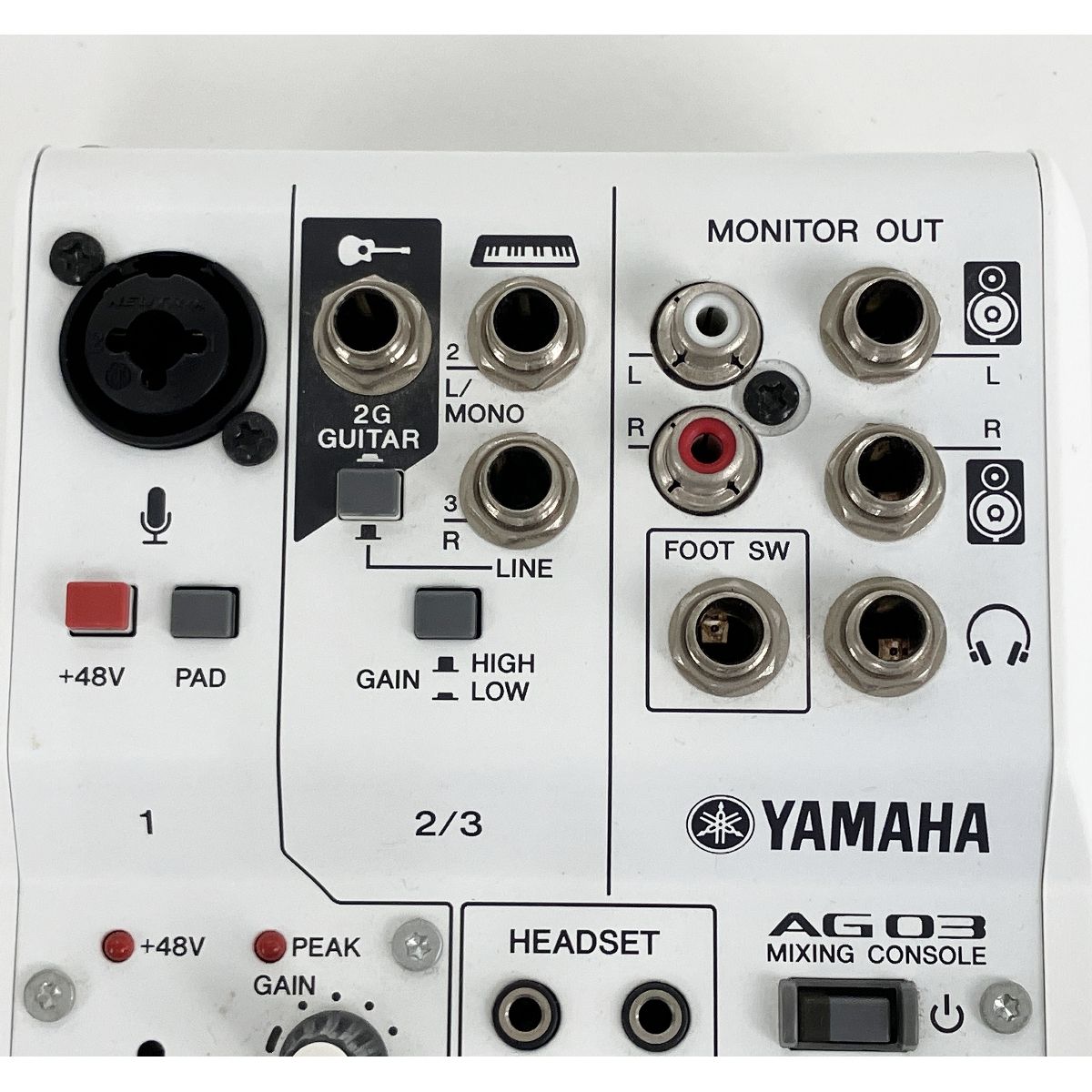 【中古・完動品】YAMAHA AG03 オーディオインターフェイス YAMAHA ヤマハ AG03 オーディオインターフェース 2019年製 中古
