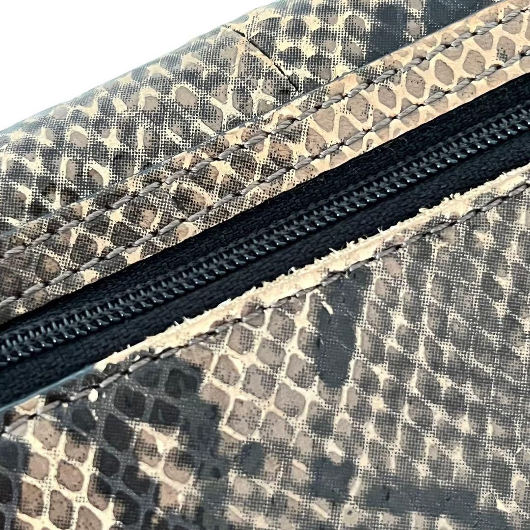 COACH コーチ 長財布 財布 パイソン 型押し ロングウォレット 二つ折り 