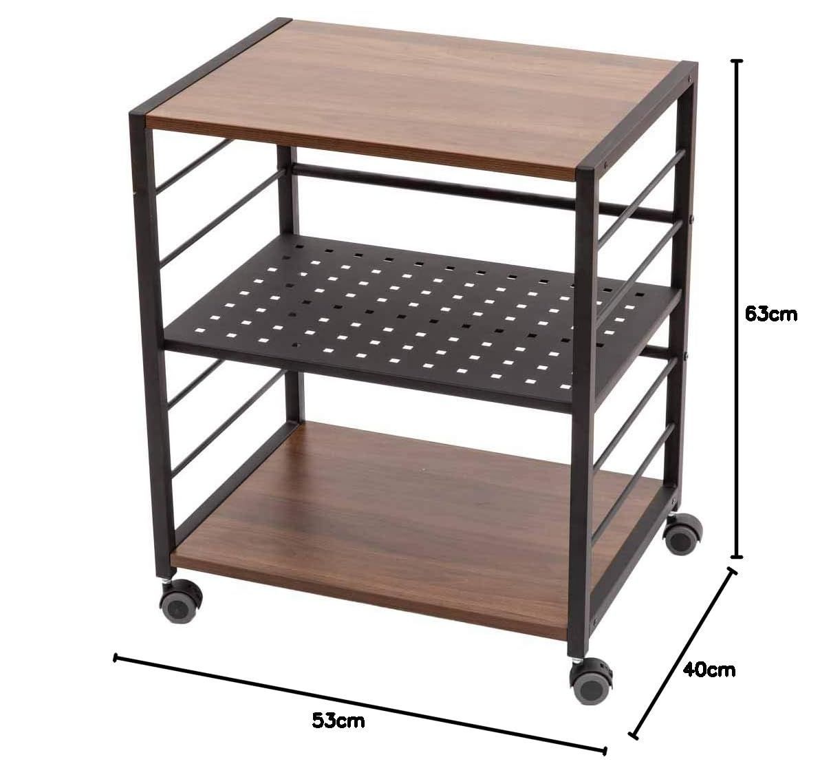 3段 キャスター付き