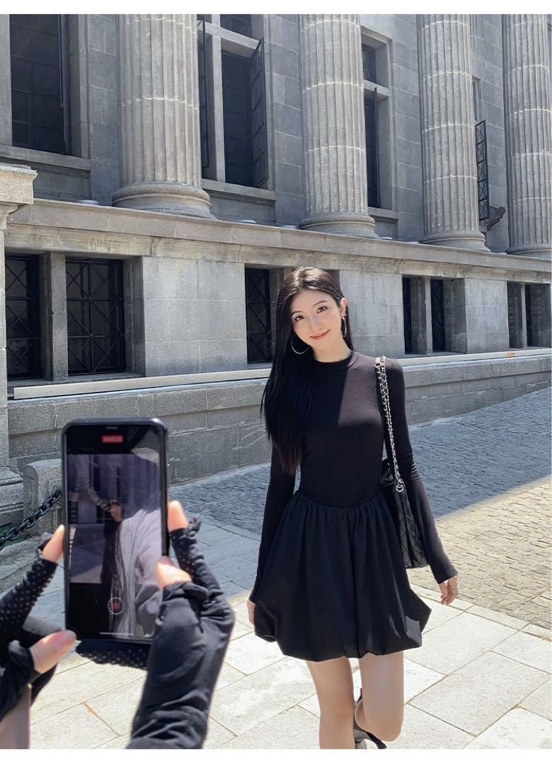 春ミニワンピース フ