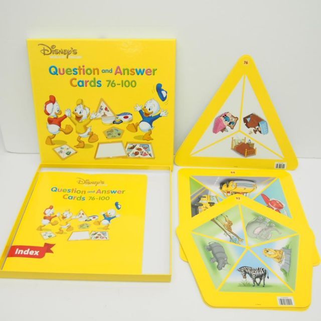 DWE ディズニー英語システム Q＆Aカード ワールドファミリー 旧