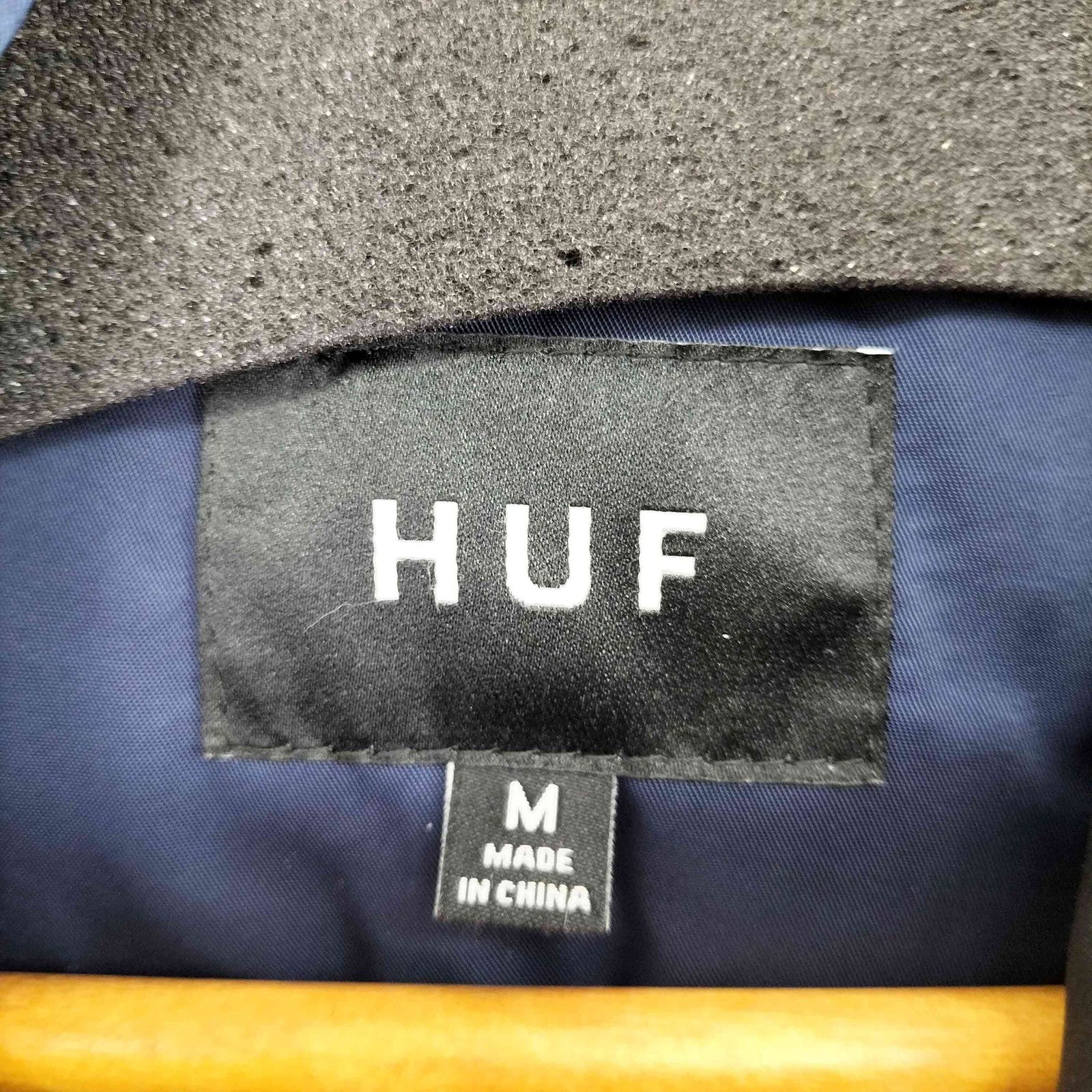 ハフ HUF ×FTP フロント刺繍 中綿ナイロンジャケット メンズ JPN：M 