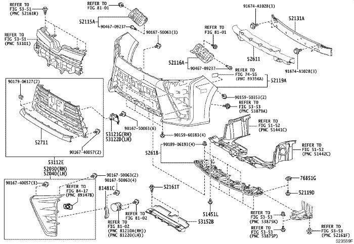 トヨタ ヴォクシー ラジエータグリル VOXY GRILLE RADIATOR LOWER NO.1 53102-28090 TOYOTA 純正 Genuine JDM