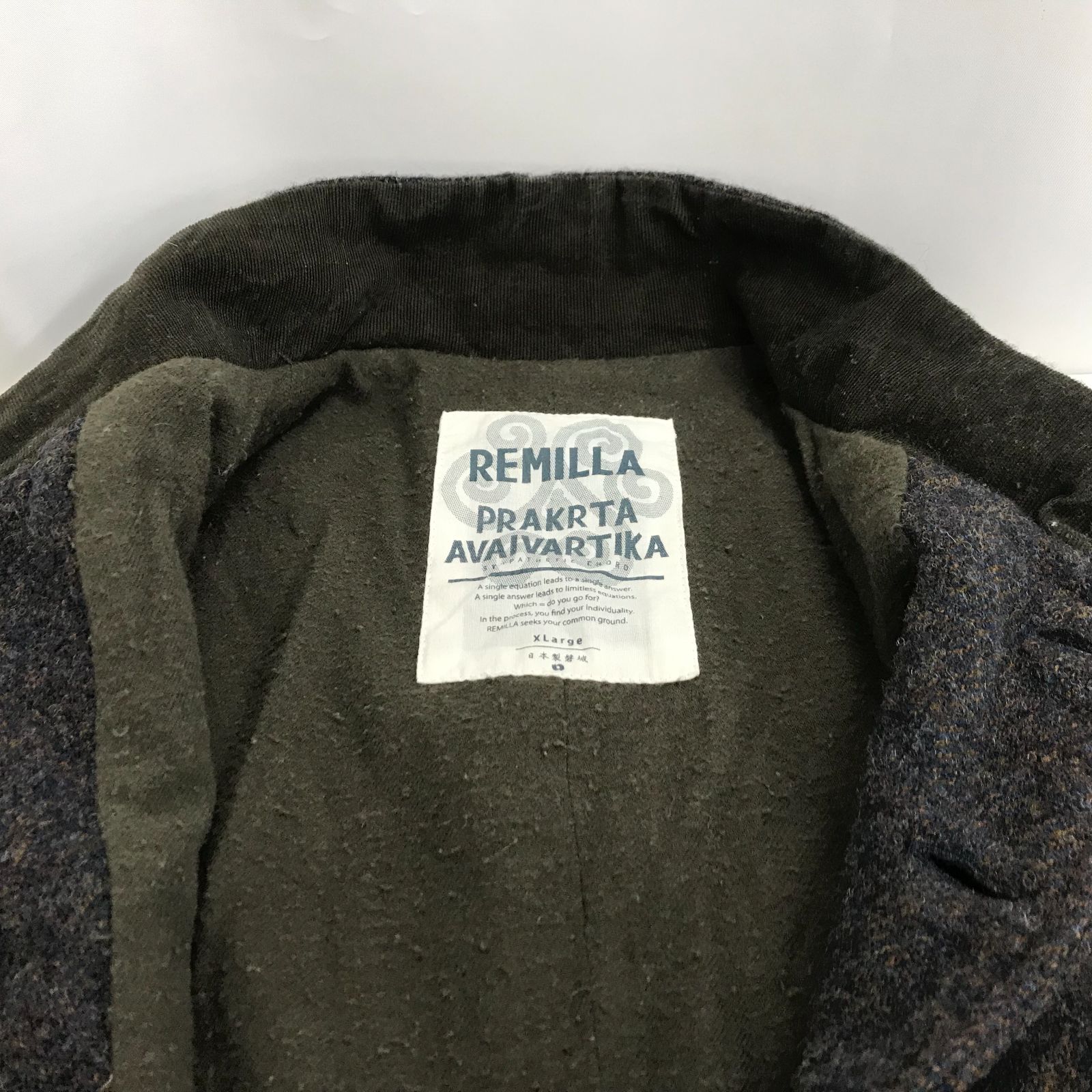remilla Mock Vest Merino Wool レミーラ モックベスト メリノウール 