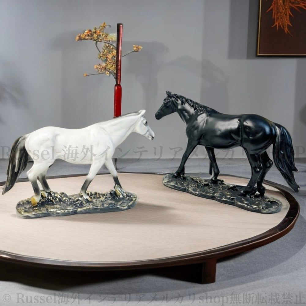 オブジェ 馬 置物 オーナメント クリエイティブ アート 装飾品