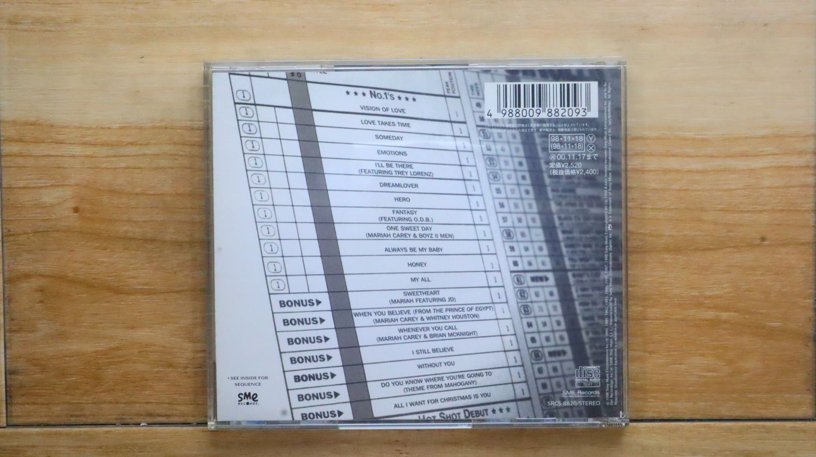 [海外プロモ盤] マライア・キャリー　「O HOLY NIGHT」1曲のみのCD メーカー直送】 海外プロモ盤] おすすめネット NIGHT」1曲のみの