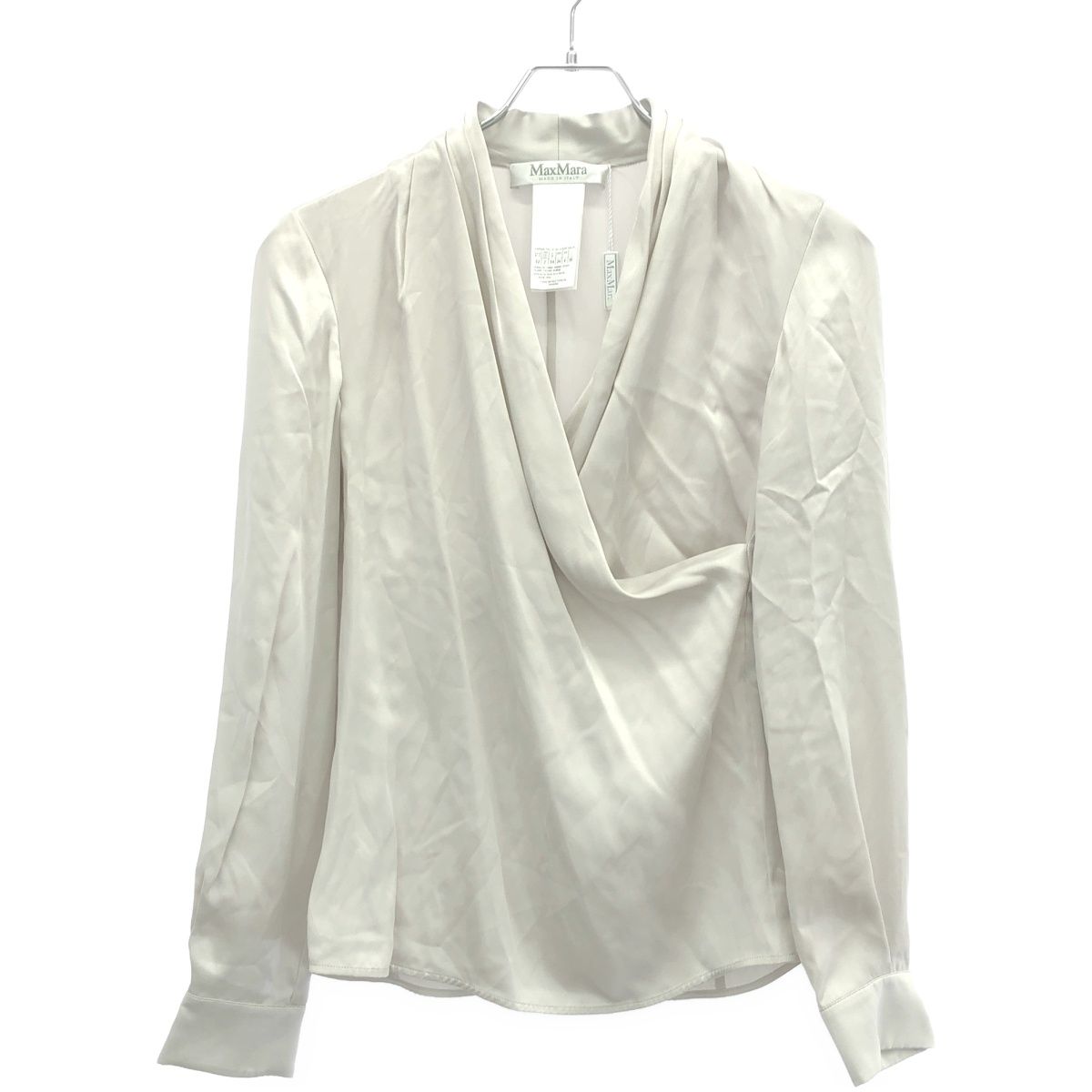 MYWEAKNESS 青白ストライプ 長袖シャツ MYWEAKNESS 青白ストライプ