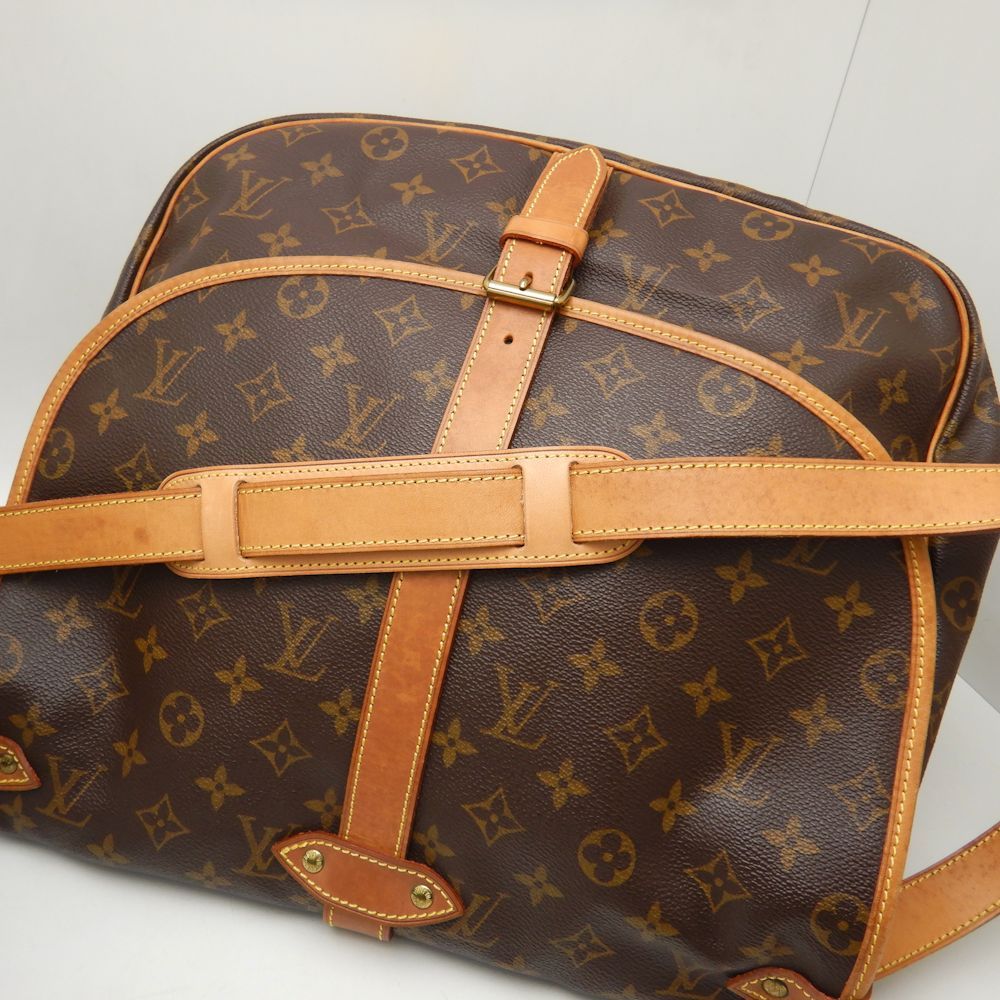 LOUIS VUITTON ルイヴィトン モノグラム ソミュール35 M42254 ショルダーバッグ ブラウン / 251476【中古】 - メルカリ