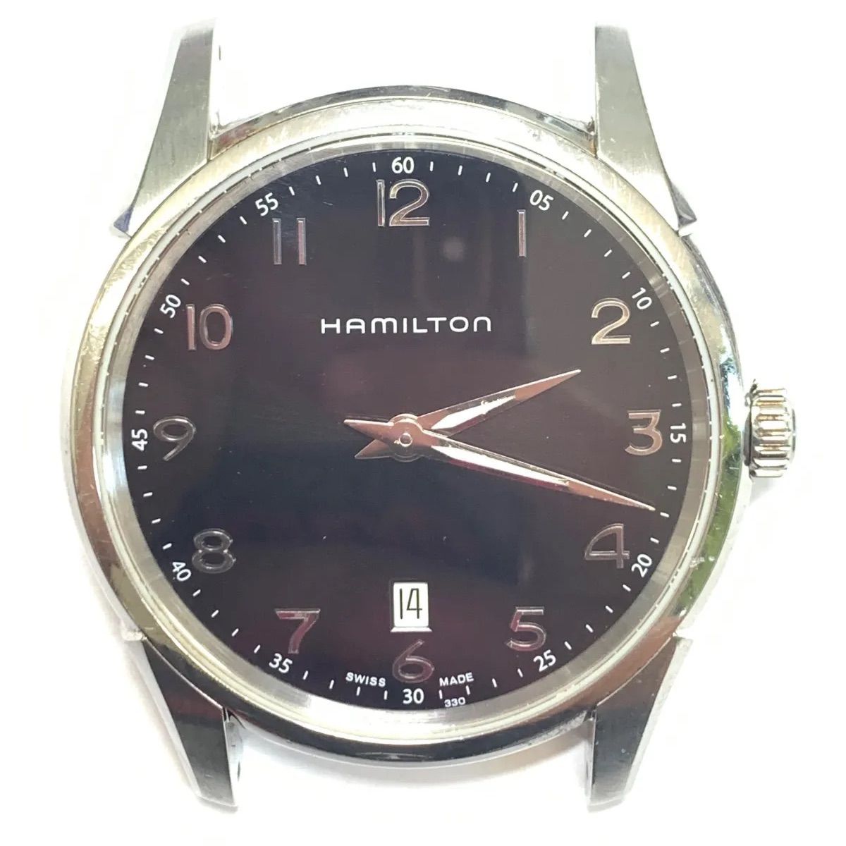 HAMILTON 腕時計　H385110 N/Batt & Belt【EXC+5】HAMILTON Jazzmaster H385110 Date