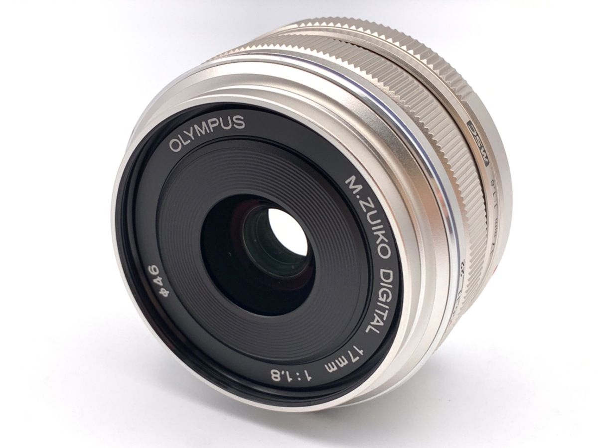  オリンパス M ZUIKO DIGITAL 17 mm F 1 8 シルバー レンズ(単焦点) カメラ