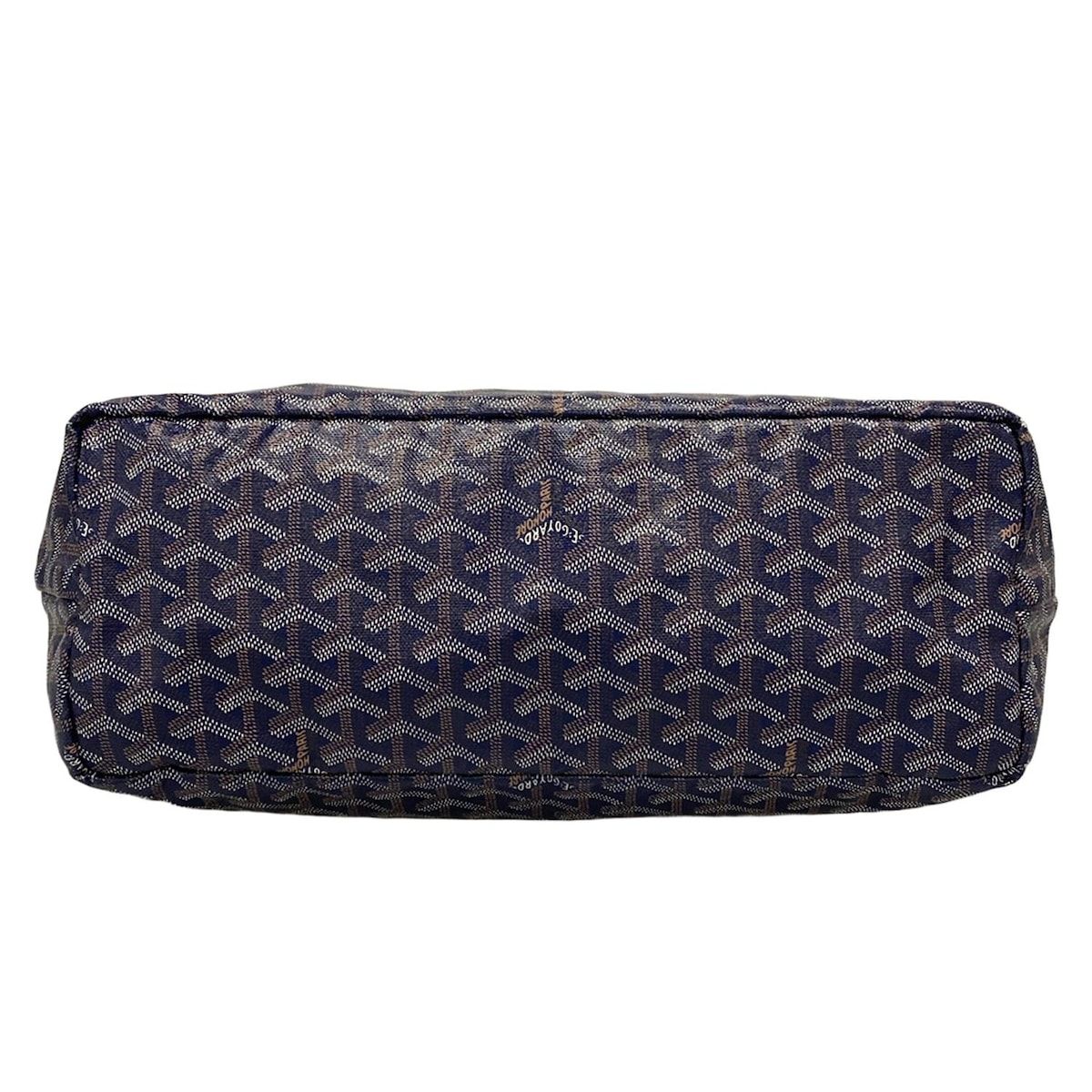 GOYARD(ゴヤール) トートバッグ サンルイPM ネイビー レザー GOYARD(ゴヤール) トートバッグ サンルイPM ネイビー レザー