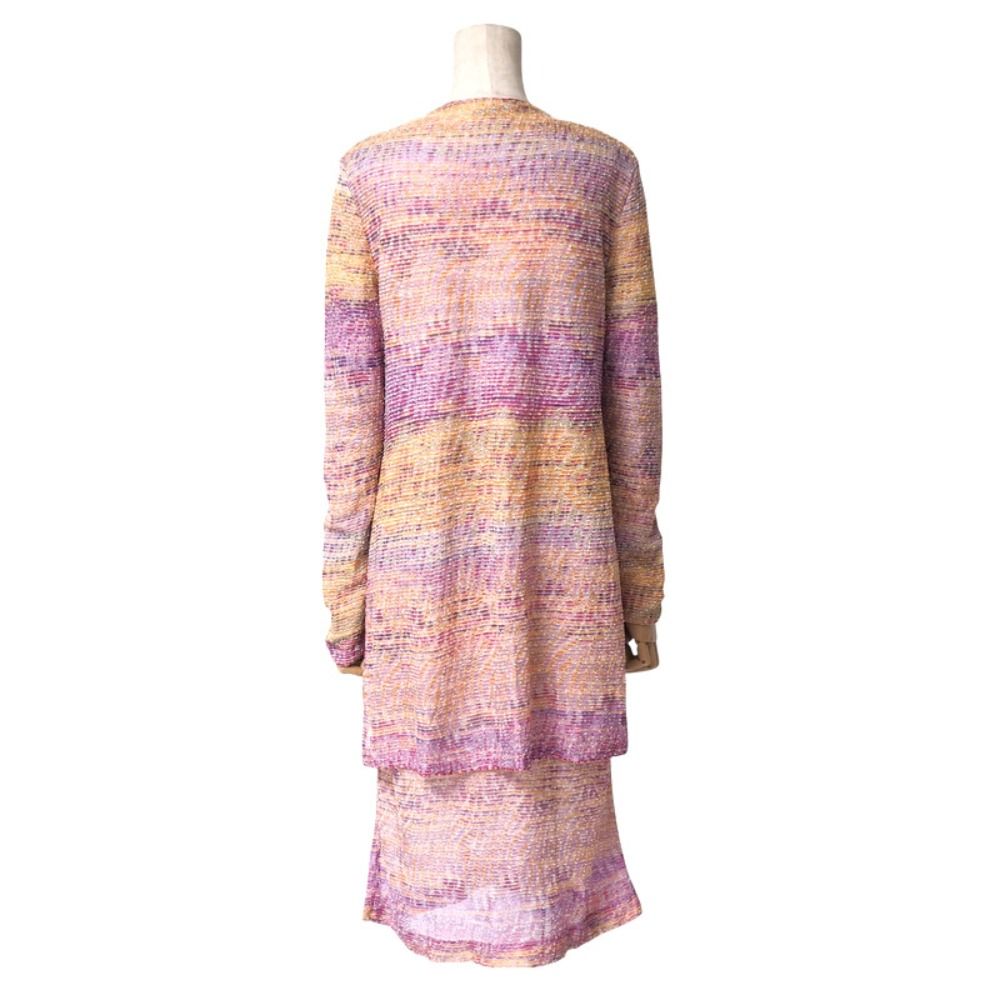 ✨️美品✨️ MISSONI ミッソーニ ニット ワンピース カーディガン ウール MISSONI ミッソーニ ニットワンピース 良好 大きいサイズ44