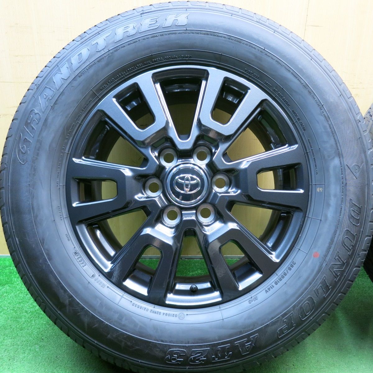 ランクル250 純正 265/65R18 ダンロップ グラントレック 2024年製 新車外し品】ダンロップ グラントレック AT23 265