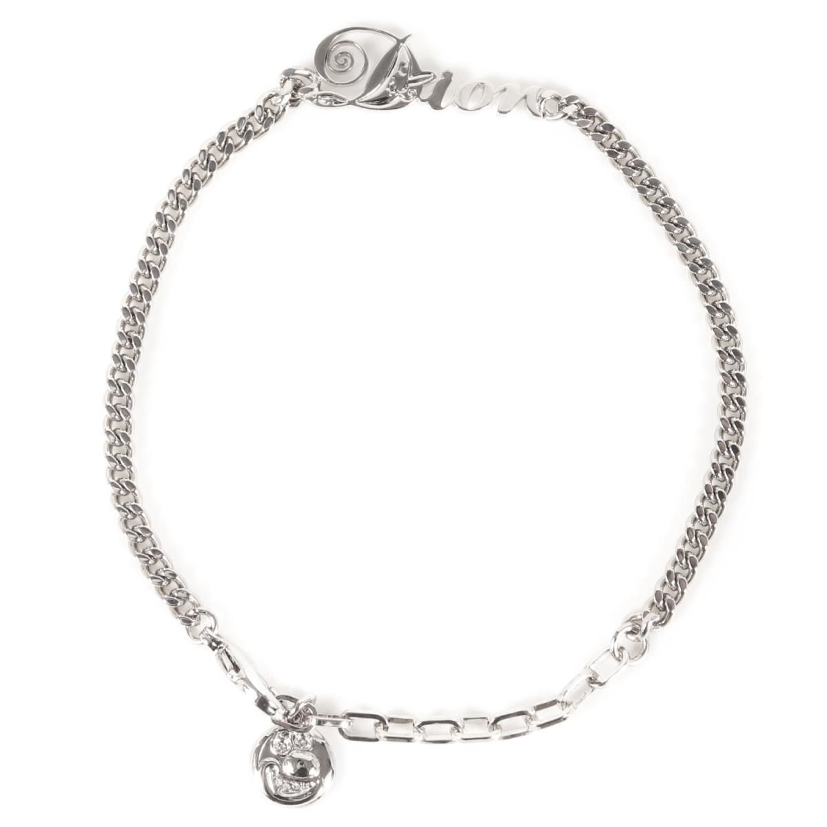 美品 DIOR ディオール ブレスレット ケニーシャーフ シルバー