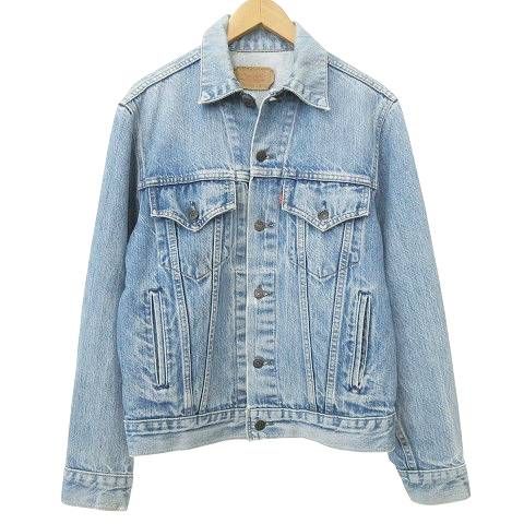 90's Levi's 70506-0216 裏フランネル デニムジャケット 表記(40