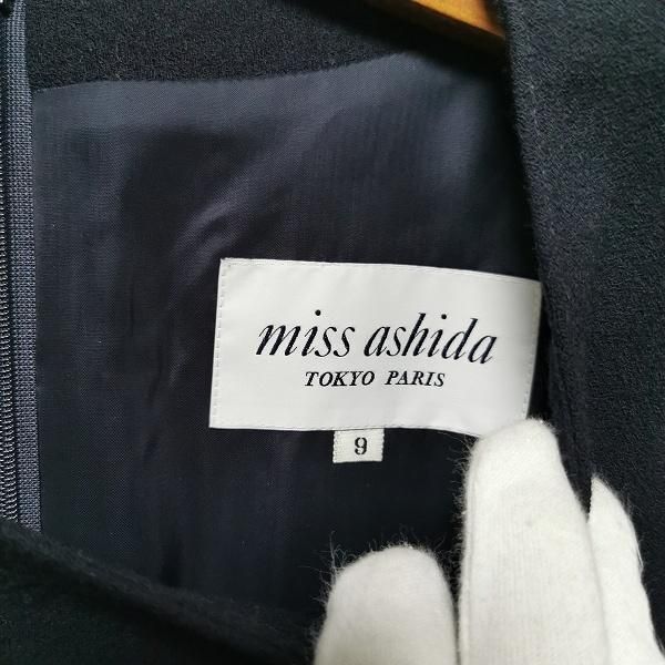 wnc ミスアシダ missashida ワンピース バックジップ 9 紺 レディース