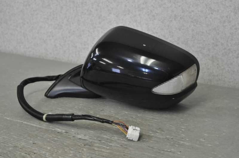 左 ドアミラー 電格 11P ウィンカー ヒーター付 NH731P 黒 GP2 GG7 フィット シャトル ハイブリッド 前期 021453 s021032B