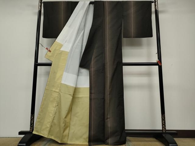 平和屋着物●本場縞大島紬　縞　正絹　逸品　CAAY5176ut 平和屋着物○本場縞大島紬 縞 正絹 逸品 CAAY5176ut - メルカリ