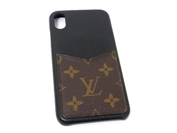 LOUIS VUITTON ルイヴィトン モノグラム バンパー iPhoneXs Max対応 アイフォンケース スマホケース ブラック系 FQ2330
