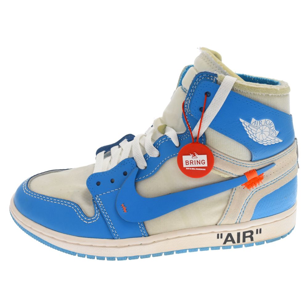 NIKE (ナイキ) ×OFF-WHITE AIR JORDAN 1 POWDER BLUE UNC AQ0818-148