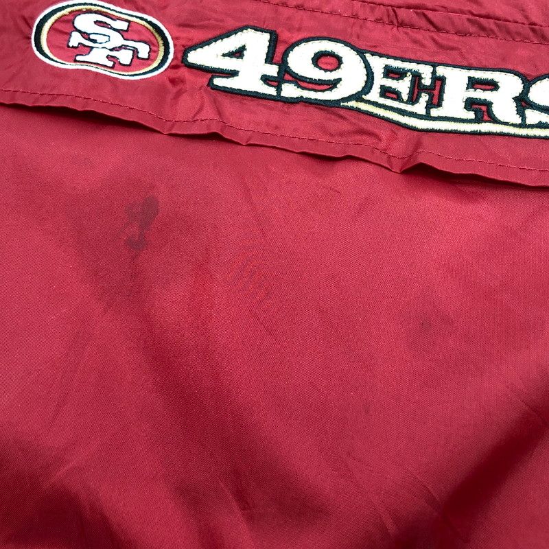 49ers ハーフジップ