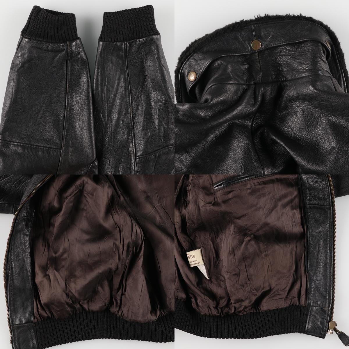 古着 90年代 VERA PELLE G-1タイプ レザーフライトジャケット