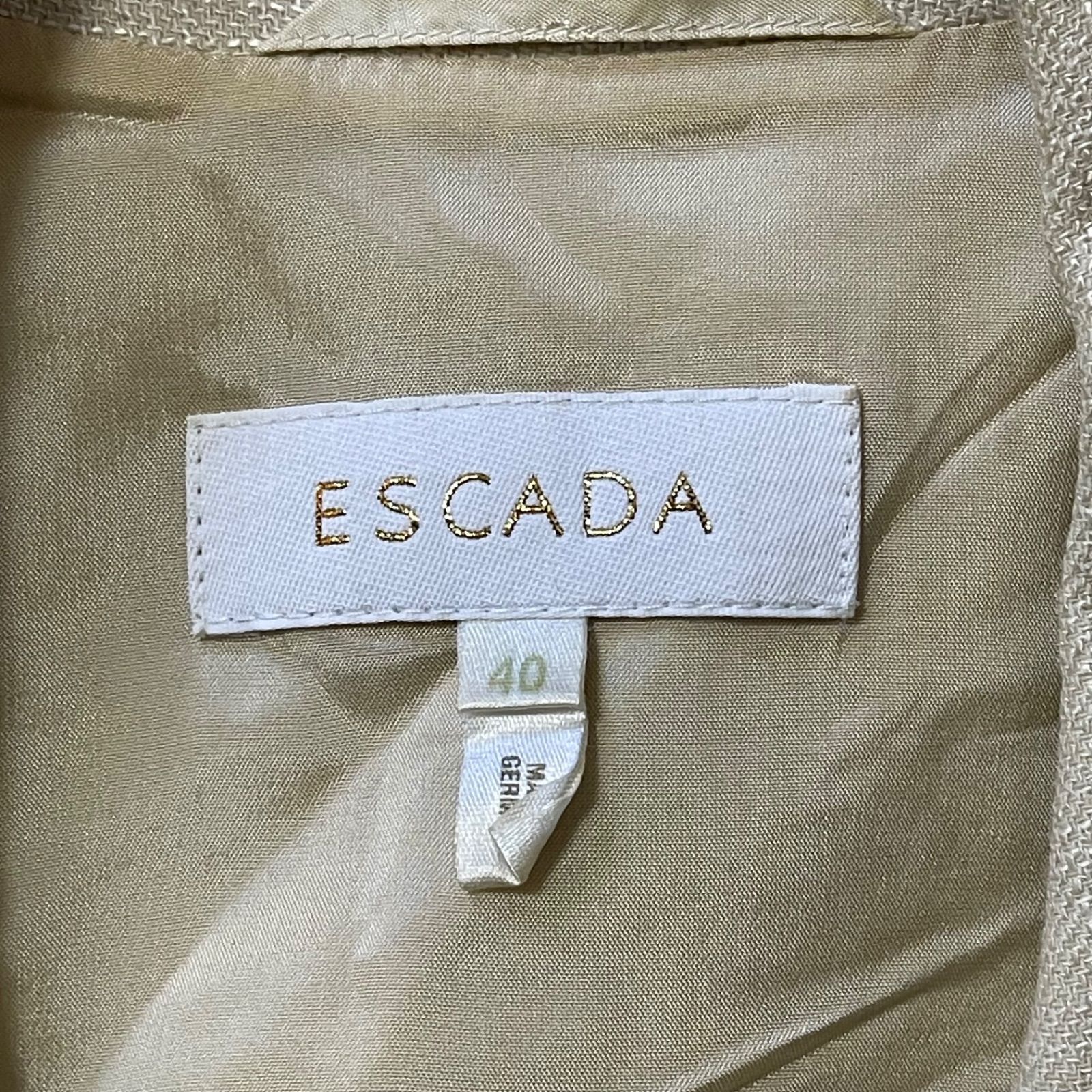 Z263 【美品】 ESCADA エスカーダ セットアップ レディース ジャケット