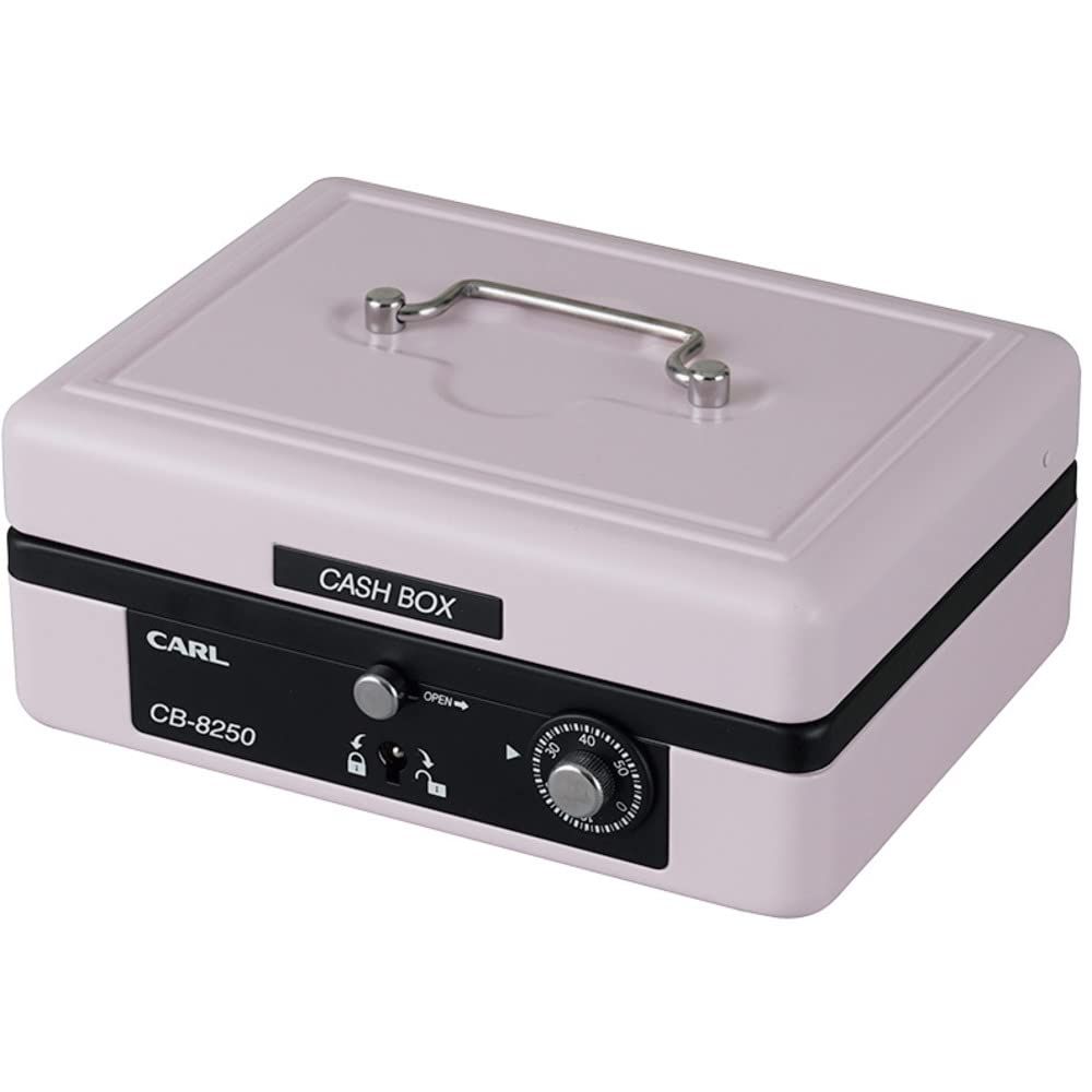 【迅速発送】カール事務器(CARL) そとレジ 手提げ金庫 キャッシュボックス A6 ピンク CB-8250-P