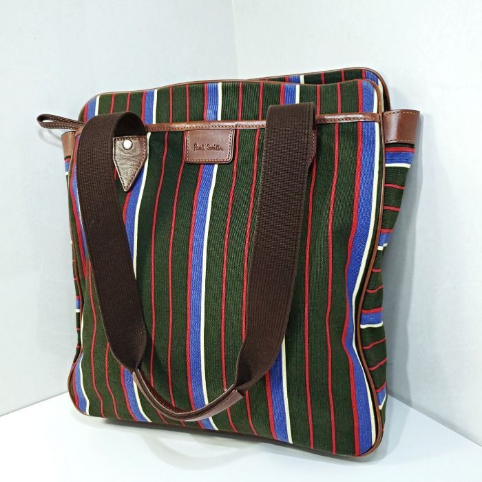 美品】ポールスミス ワンショルダーバッグ レザー 黒 A4収納可 肩掛け