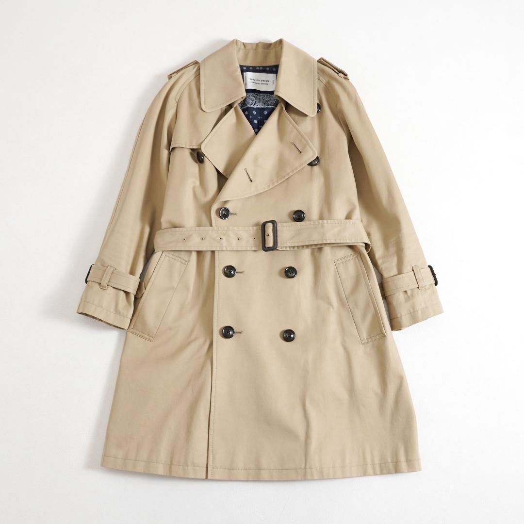 665t ビューティフルピープル×ユナイテッドアローズ トレンチコート