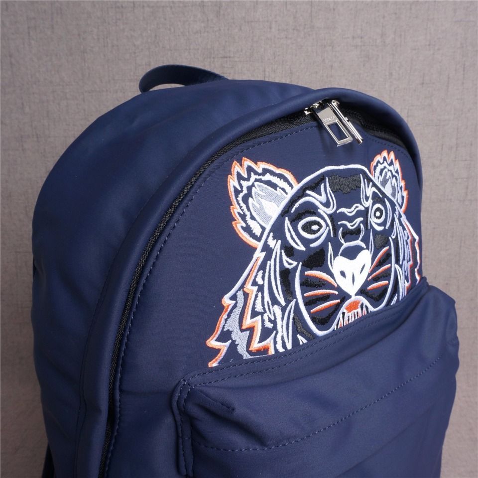 KENZO トラ刺繍 バックパック ネイビーブルー