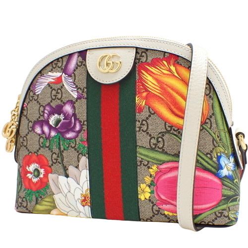 GUCCI ショルダーバッグ　フローラ　マスタード　GG オフィディア　シェリー GUCCI ショルダーバッグフローラマスタードGG オフィディアシェリー
