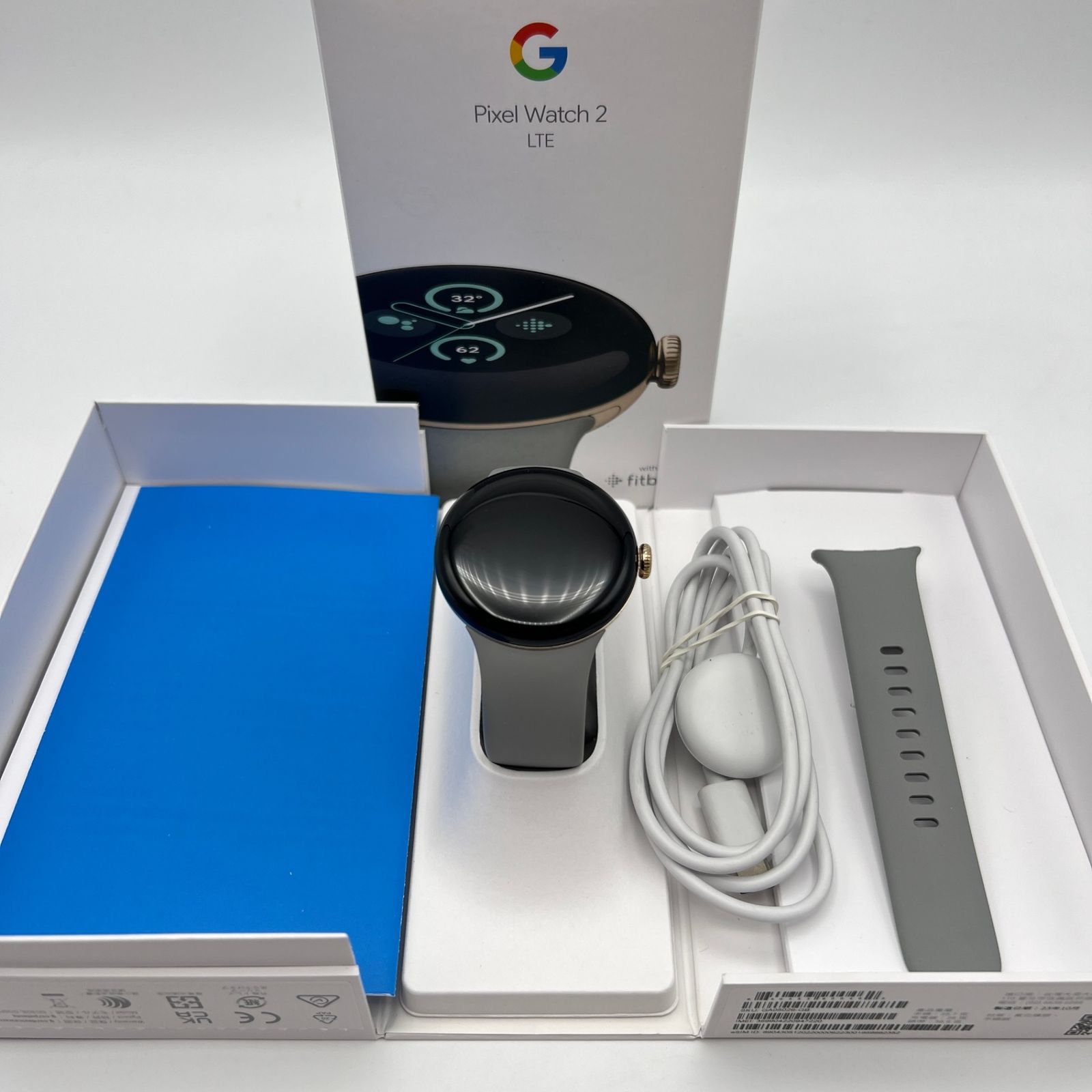 美品】Google Pixel Watch 2 LTE GA05026-GB Champagne Gold アルミ 