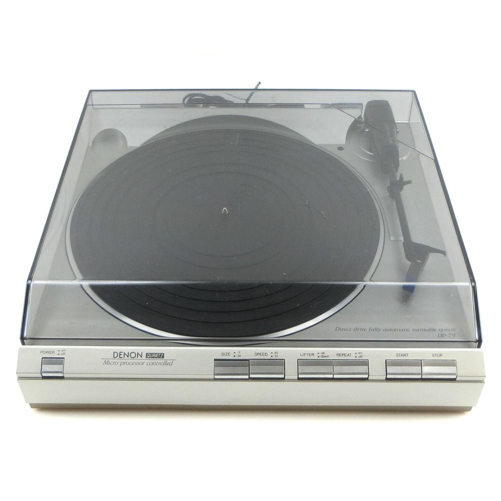 DENON】デノン レコードプレーヤー クォーツロックDD フルオート 
