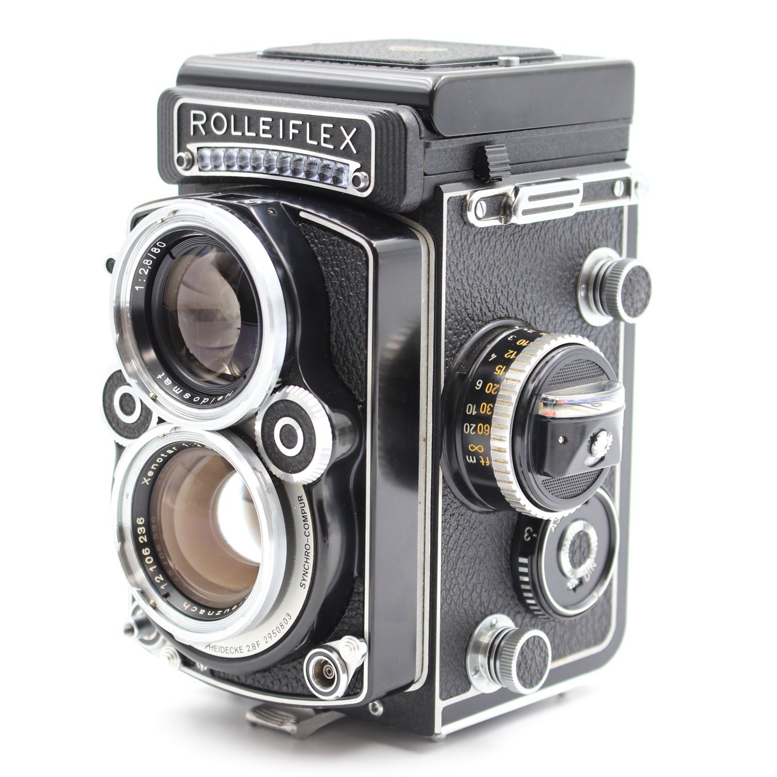□希少品□ ROLLEIFLEX 2.8F Xenotar 80mm F2.8 1:2.8/80 K7F4
