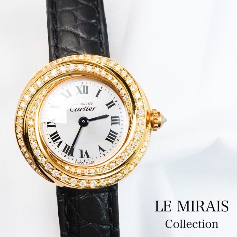 Cartier カルティエ トリニティ ベルト コンビ シルバー