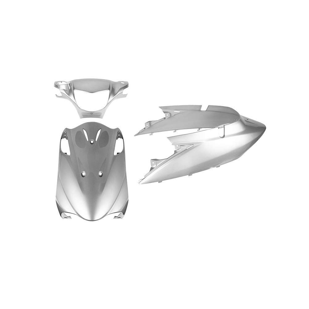 在庫 バイクパーツセンター Bike Parts Center アドレスV125 G 純正タイプ外装セット 3点セット シルバー 銀 カウル 塗装済み スズキ アドレスV125 G CF46A CF4EA 3096