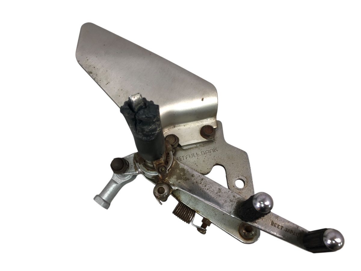 YAMAHA FZR250R 3LN 90-94 BEET ビート バックステップ 左右 絶版 曲り無し 交換 カスタムにも 2782-M6845