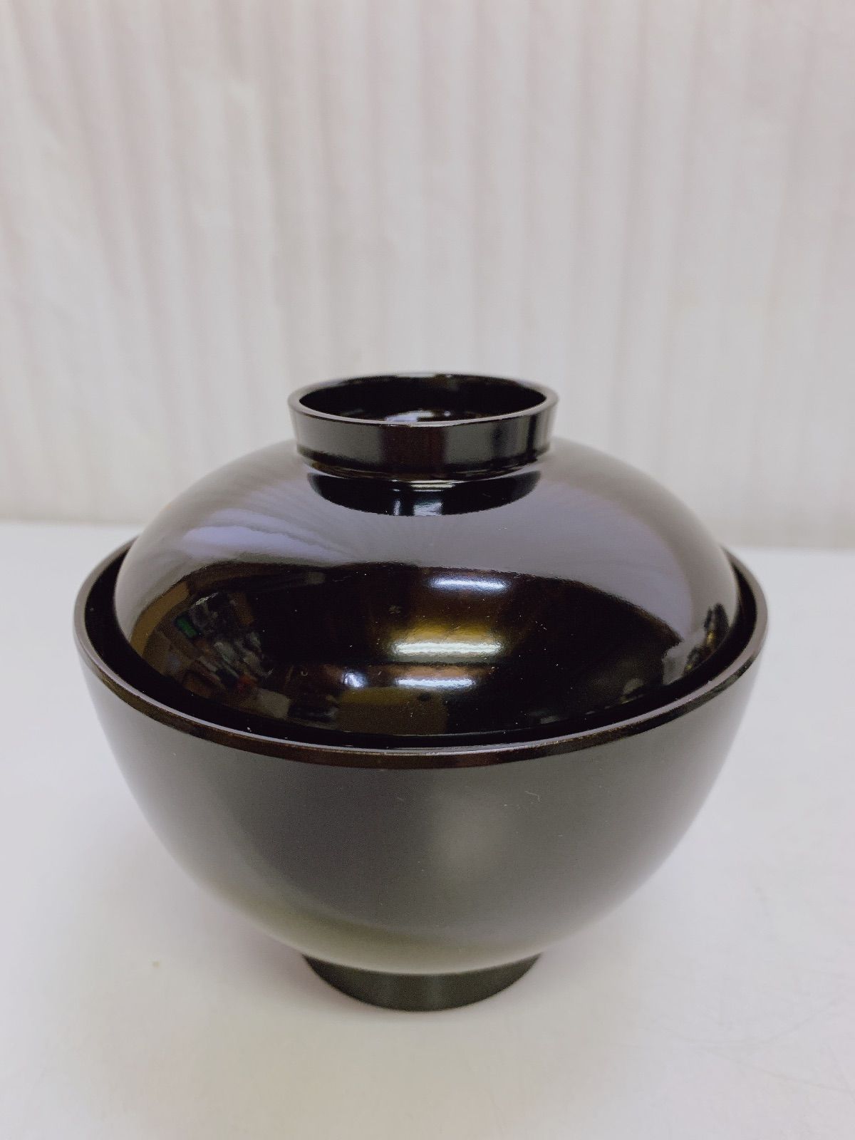 会津塗 天然木加工品 秋草蒔絵 御吸物椀 祥高作 漆器 木乾内漆
