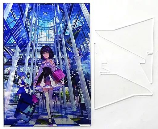 雑貨　72.Station(藤ちょこ) アクリルアートプレート 「絵師100人展 10」 中古】アクリルスタンド・アクリルパネル 72.Station(藤ちょこ