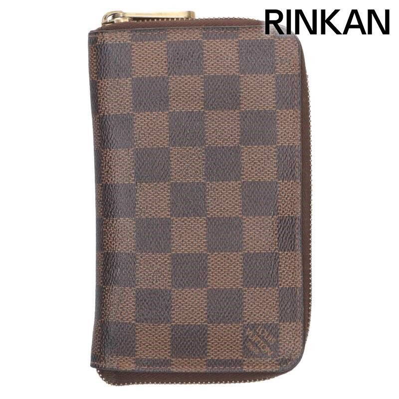 ルイヴィトン N60028ジッピーウォレット ダミエコンパクトラウンド