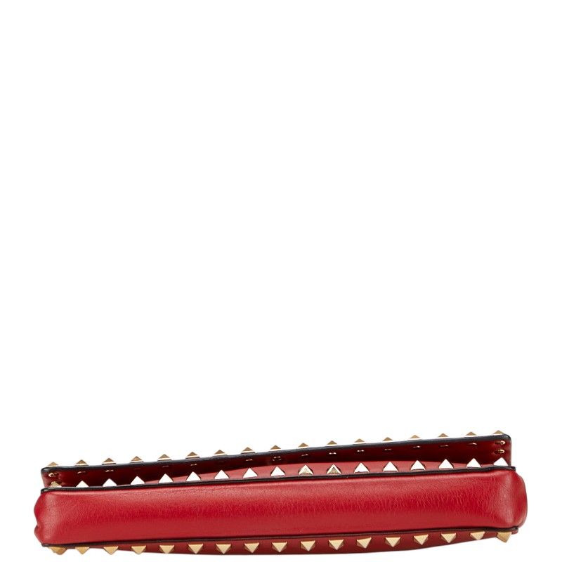 Valentino ロックスタッズ バレリーナ RED ヴァレンティノ ロックスタッズ レッド ゴールド レザー