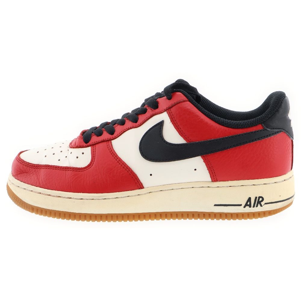 NIKE (ナイキ) 2016年製 AIR FORCE 1 LOW CHICAGO エアフォース1 シカゴ ローカットスニーカー  ブラック/レッド/ホワイト US8.5/26.5cm 820266-600 - メルカリ