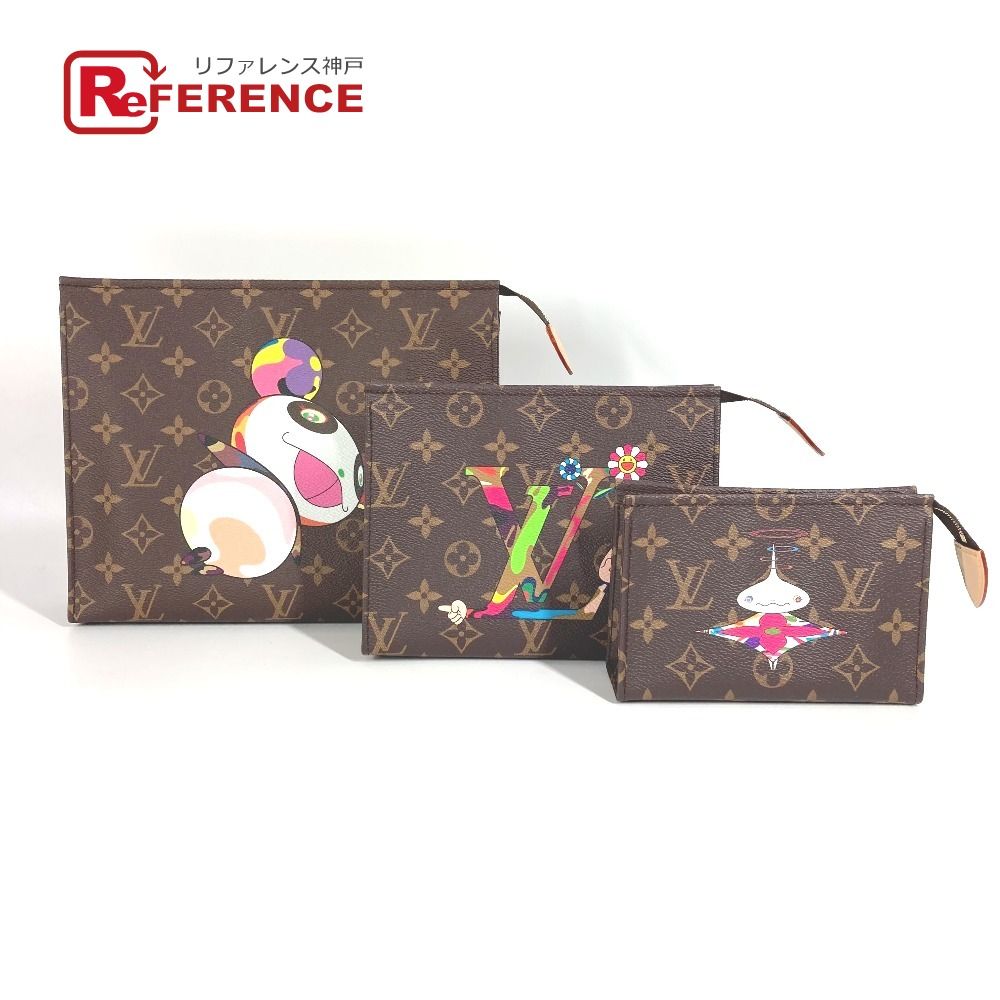 LOUIS VUITTON ルイヴィトン クラッチバッグ トリオ･ポッシュ･トワレ M13762 モノグラムキャンバス マルチカラー
