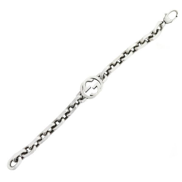 良品 GUCCI グッチ インターロッキングG シルバー925