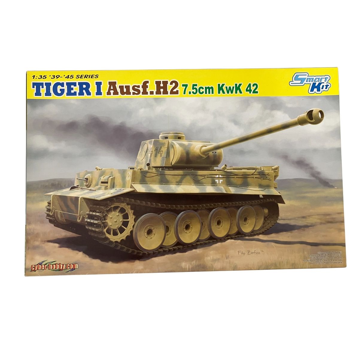 サイバーホビー 1|35 WW. ドイツ軍 ティーガーI H2型 プラモデル 未組立品 O9977137